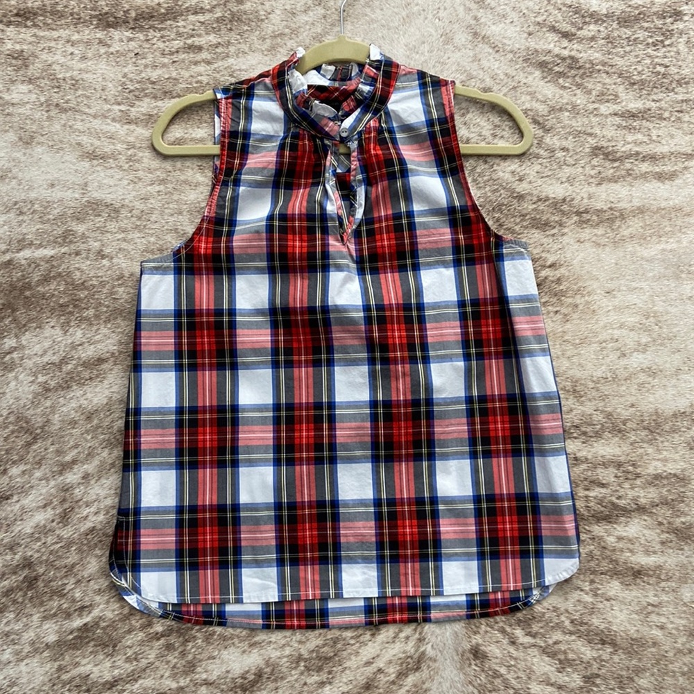 Jcrew plaid top
